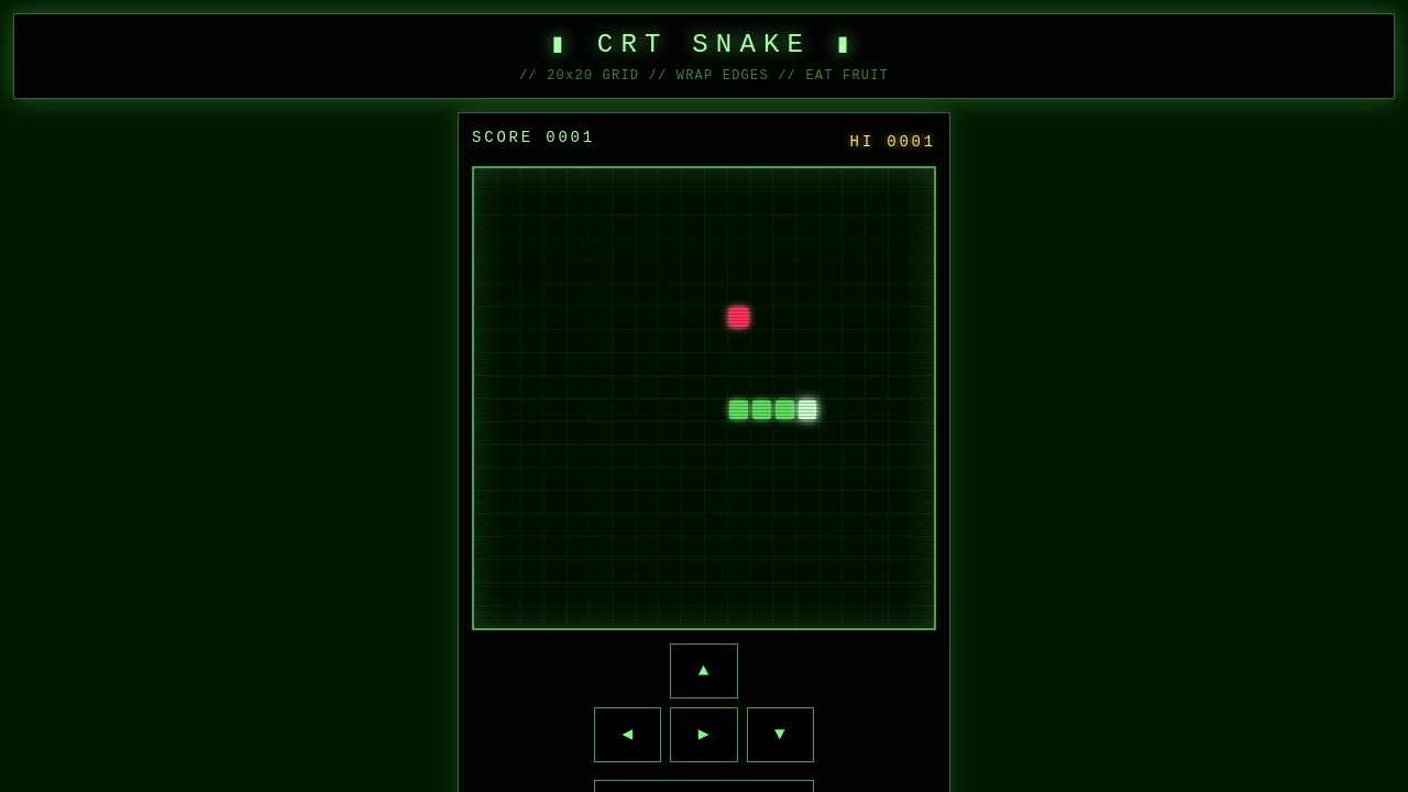 crt-snake